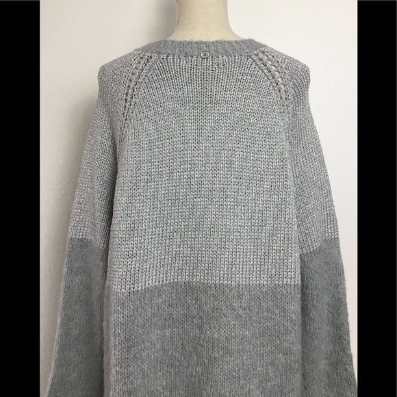 Michael Kors Pullover Sweater Metallic Grays - Picture 7 of 8